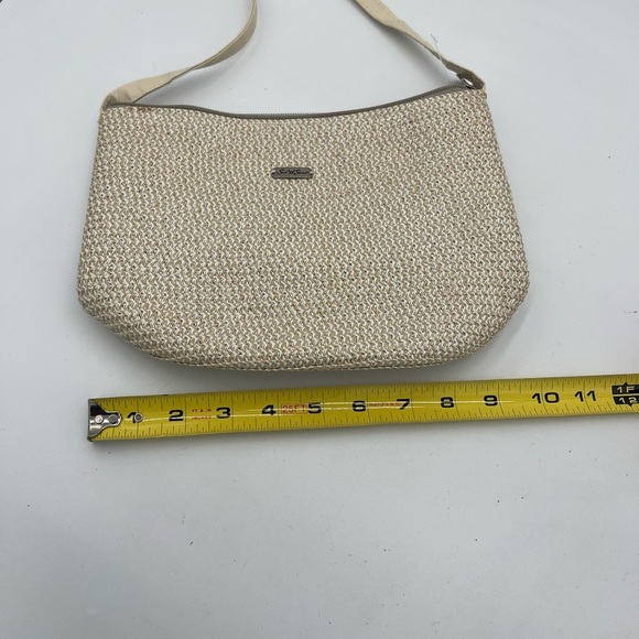 Sun & Sand Straw Shoulder Bag – Beige Woven Crossbody – Boho Style - Picture 10 of 12
